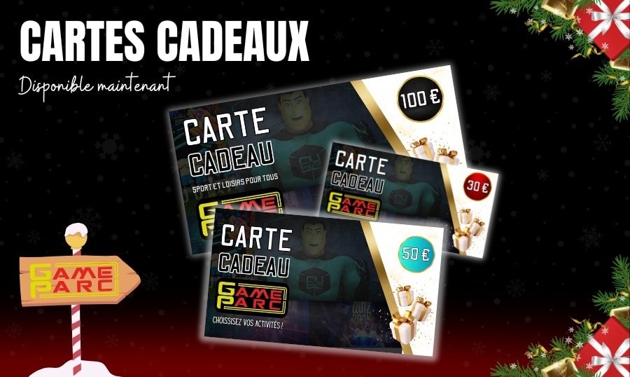 Illustration Les Cartes cadeaux GAMEPARC